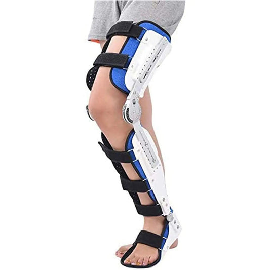 Knee Ankle Foot Orthosis – Full Leg Hinged Rehabilitation Brace - enkajihomestore