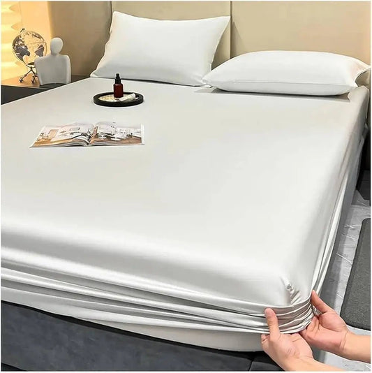 Waterproof Fitted Sheet Mattress – with Elastic Band Cover 100%Waterproof Protection - enkajihomestore
