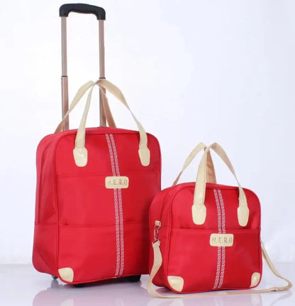 2 - Piece Trolley Travel Bag Set - enkajihomestore