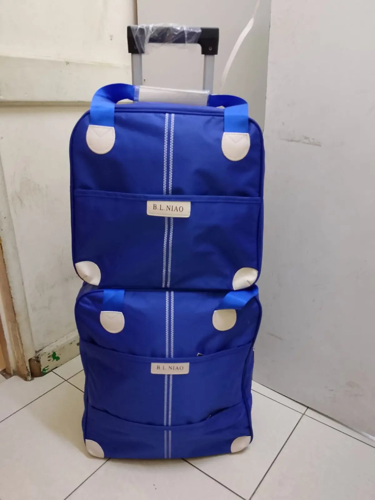 2 - Piece Trolley Travel Bag Set - enkajihomestore