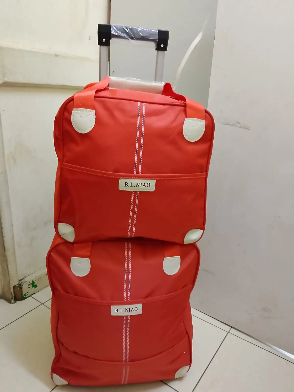 2 - Piece Trolley Travel Bag Set - enkajihomestore