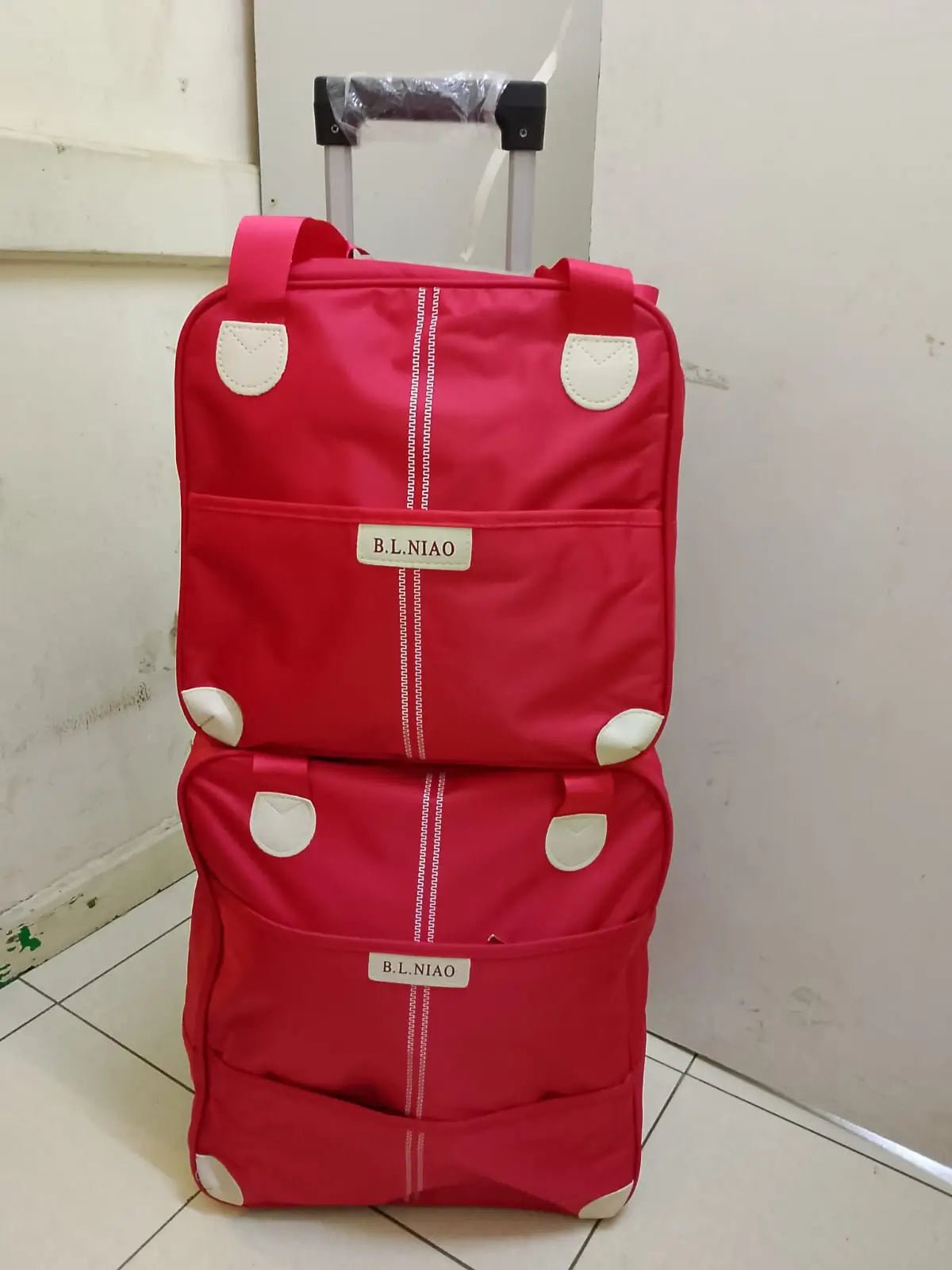 2 - Piece Trolley Travel Bag Set - enkajihomestore