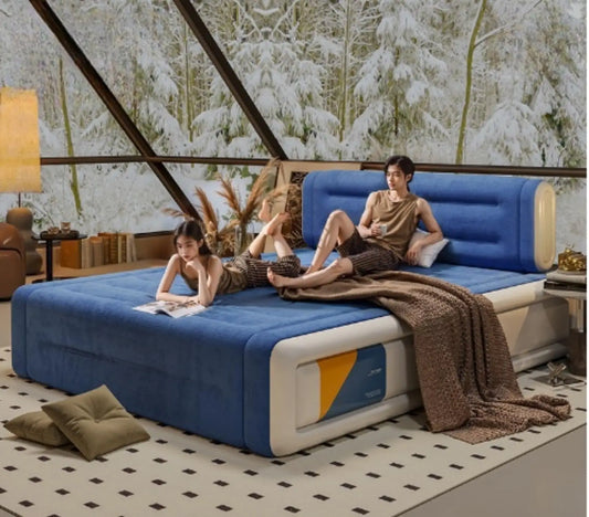 Queen Size Inflatable Air Mattress with Built-In Electric Pump