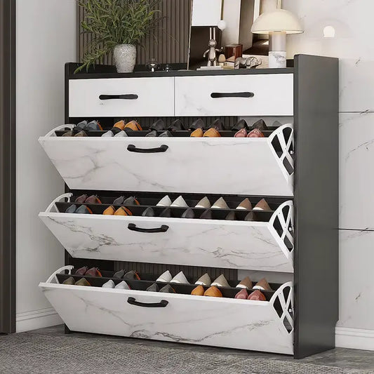 Ultra Slim Shoe Cabinet – Large Capacity Entryway Shoe Organizer