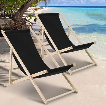 Adjustable Portable Reclining Chair – Foldable Lounge Chair with Footrest - enkajihomestore