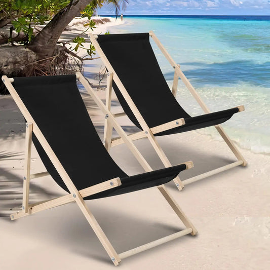 Adjustable Portable Reclining Chair – Foldable Lounge Chair with Footrest - enkajihomestore