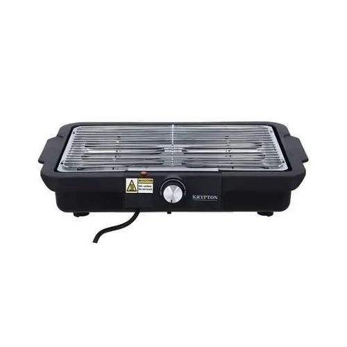 Electric BBQ Grill – Tabletop Indoor Outdoor Barbecue Grill with Stainless Steel Rack and Adjustable Temperature Control - enkajihomestore