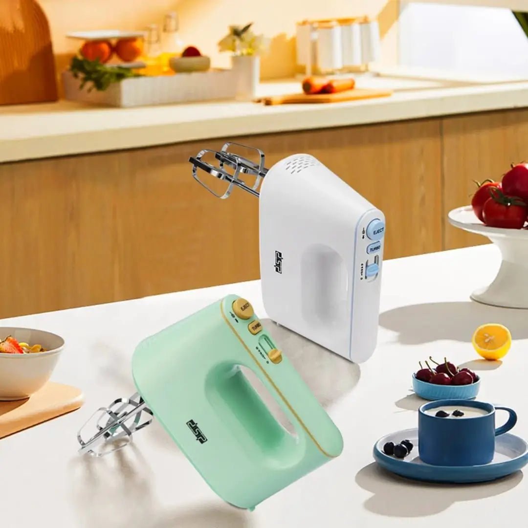 Electric Hand Mixer 300W – 5 Speed with Turbo, Beaters and Dough Hooks - enkajihomestore
