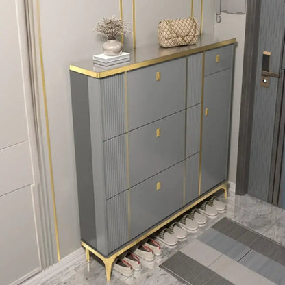 Modern Shoe Rack Cabinet – 120 × 100 × 24 cm Space Saving Shoe Organizer - enkajihomestore