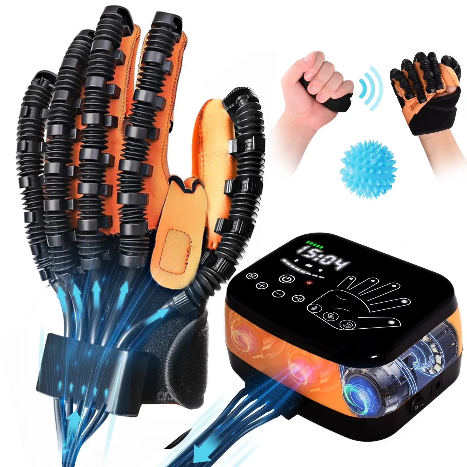 Pneumatic Robotic Hand Rehabilitation Glove - enkajihomestore