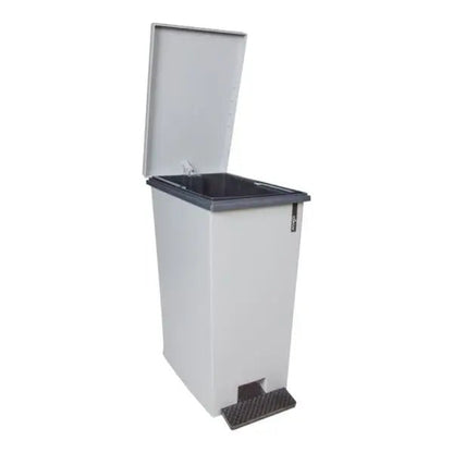 Slim Pedal Bin 20L – Step - Open Hands - Free Waste Bin with Removable Inner Bucket for Kitchen and Bathroom - enkajihomestore