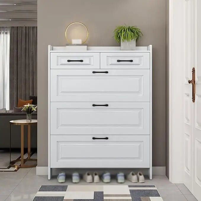 Ultra Slim Shoe Cabinet – Large Capacity Entryway Shoe Organizer - enkajihomestore