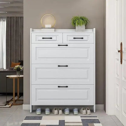 Ultra Slim Shoe Cabinet – Large Capacity Entryway Shoe Organizer - enkajihomestore