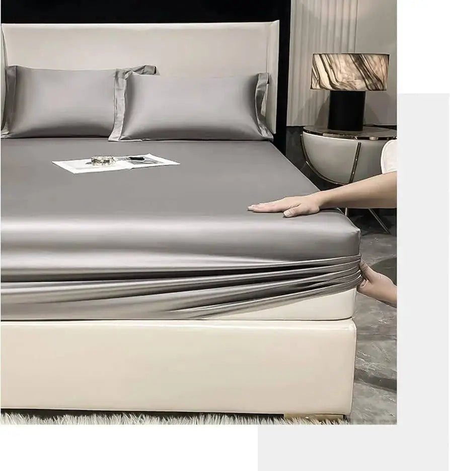 Waterproof Fitted Sheet Mattress – with Elastic Band Cover 100%Waterproof Protection - enkajihomestore