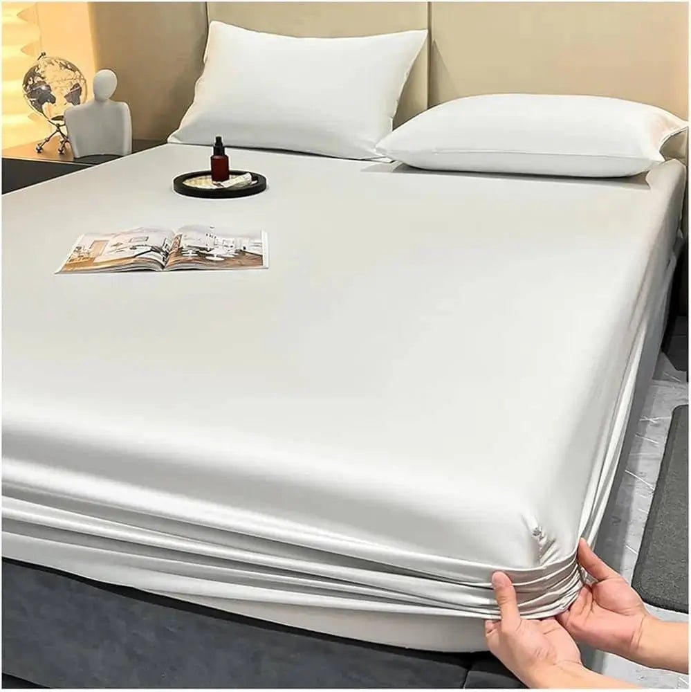Waterproof Fitted Sheet Mattress – with Elastic Band Cover 100%Waterproof Protection - enkajihomestore