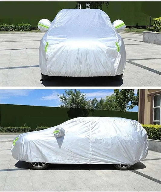 Waterproof Full Car Cover XXL – Fits Toyota Vanguard, Nissan X - Trail and Similar SUVs - enkajihomestore